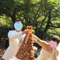 maison de gateau ｜Croquembouche［お二人がTOPを飾って完成］